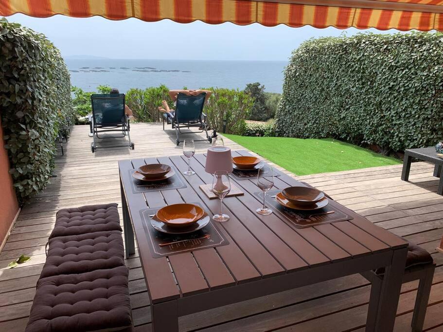 Ajaccio Maison Bord De Mer Dans Residence Avec Piscine Экстерьер фото
